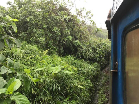 Đá lở, tàu SE3 bị kẹt giữa đèo Hải Vân, đường sắt Bắc Nam ách tắc - Ảnh 2. Đá lở, tàu SE3 bị kẹt giữa đèo Hải Vân, đường sắt Bắc Nam ách tắc - Ảnh 2.