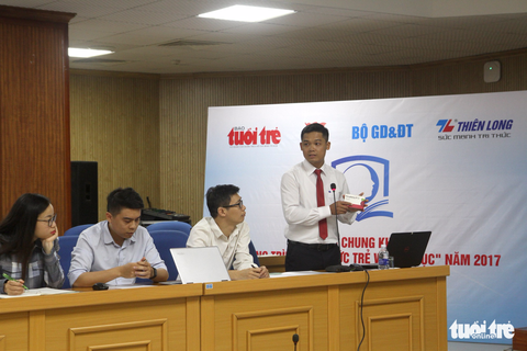 Vòng chung khảo Tri thức trẻ vì giáo dục mở cửa với báo chí - Ảnh 2. Vòng chung khảo Tri thức trẻ vì giáo dục mở cửa với báo chí - Ảnh 2.