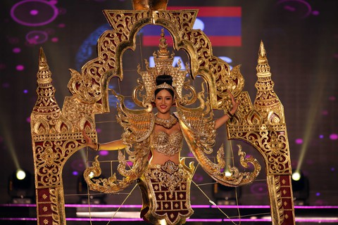 Huyền My vào top 5 được yêu thích ở Hoa hậu hòa bình thế giới - Ảnh 3. Huyền My vào top 5 được yêu thích ở Hoa hậu hòa bình thế giới - Ảnh 3.