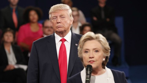 Ông Trump thách bà Clinton tái tranh cử - Ảnh 1. Ông Trump thách bà Clinton tái tranh cử - Ảnh 1.