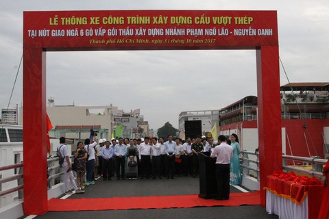 Thông xe nhánh cầu vượt Ngã sáu Gò Vấp - Ảnh 1. Thông xe nhánh cầu vượt Ngã sáu Gò Vấp - Ảnh 1.