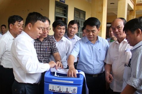 Chủ tịch Hà Nội yêu cầu đảm bảo nước sạch cho dân - Ảnh 1. Chủ tịch Hà Nội yêu cầu đảm bảo nước sạch cho dân - Ảnh 1.