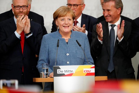 Thủ tướng Đức Merkel sẽ tái đắc cử nhiệm kỳ 4 - Ảnh 1. Thủ tướng Đức Merkel sẽ tái đắc cử nhiệm kỳ 4 - Ảnh 1.