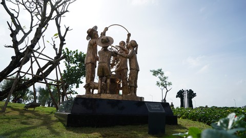Mở cửa Vườn tượng 21 nền kinh tế APEC - Ảnh 4. Mở cửa Vườn tượng 21 nền kinh tế APEC - Ảnh 4.
