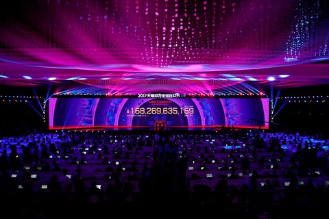 Alibaba thu mỗi giờ hơn 1 tỉ USD trong ‘ngày độc thân’ - Ảnh 1. Alibaba thu mỗi giờ hơn 1 tỉ USD trong ‘ngày độc thân’ - Ảnh 1.