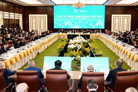 Khai mạc Hội nghị liên Bộ trưởng Ngoại giao - Kinh tế APEC - Ảnh 2. Khai mạc Hội nghị liên Bộ trưởng Ngoại giao - Kinh tế APEC - Ảnh 2.