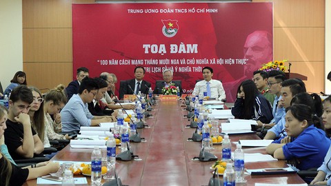 Tọa đàm Việt - Nga nhân 100 năm Cách mạng Tháng Mười - Ảnh 2. Tọa đàm Việt - Nga nhân 100 năm Cách mạng Tháng Mười - Ảnh 2.