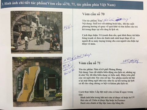 Phố đi bộ Phùng Hưng: tác phẩm thì không nên có xé, xóa, xoạc! - Ảnh 6. Phố đi bộ Phùng Hưng: tác phẩm thì không nên có xé, xóa, xoạc! - Ảnh 6.
