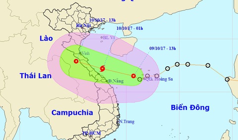 Áp thấp cách Hà Tĩnh-Quảng Trị 410km, có thể thành bão - Ảnh 1. Áp thấp cách Hà Tĩnh-Quảng Trị 410km, có thể thành bão - Ảnh 1.