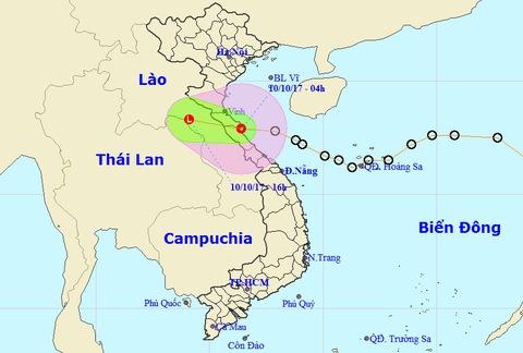 Áp thấp đã vào Hà Tĩnh-Quảng Bình, giật cấp 8 - Ảnh 1. Áp thấp đã vào Hà Tĩnh-Quảng Bình, giật cấp 8 - Ảnh 1.