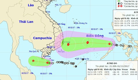 Áp thấp gần bờ suy yếu, áp thấp trên biển mạnh lên - Ảnh 1. Áp thấp gần bờ suy yếu, áp thấp trên biển mạnh lên - Ảnh 1.