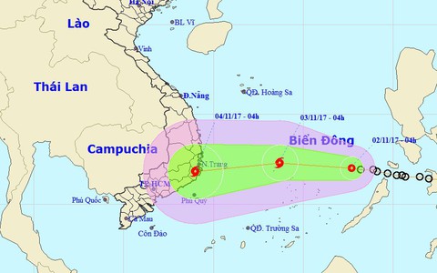 Áp thấp nhiệt đới trên Biển Đông có thể thành bão - Ảnh 1. Áp thấp nhiệt đới trên Biển Đông có thể thành bão - Ảnh 1.