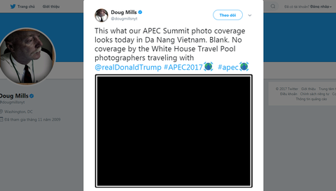 Vì sao đoàn nhà báo Mỹ bị gạt ra rìa khi tháp tùng ông Trump? - Ảnh 1. Vì sao đoàn nhà báo Mỹ bị gạt ra rìa khi tháp tùng ông Trump? - Ảnh 1.