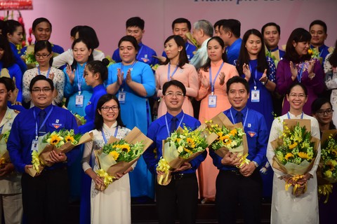 Anh Phạm Hồng Sơn tái đắc cử bí thư Thành đoàn TP.HCM - Ảnh 3. Anh Phạm Hồng Sơn tái đắc cử bí thư Thành đoàn TP.HCM - Ảnh 3.