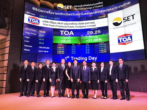 Sơn TOA thu về hàng trăm triệu USD sau IPO - Ảnh 1. Sơn TOA thu về hàng trăm triệu USD sau IPO - Ảnh 1.