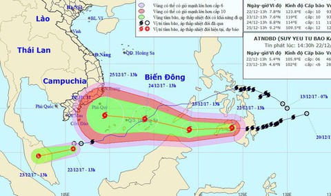 4 ngày phức tạp và nguy hiểm của bão Tembin - Ảnh 3. 4 ngày phức tạp và nguy hiểm của bão Tembin - Ảnh 3.