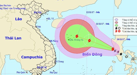 Bão số 13: có khả năng sẽ tan trên biển - Ảnh 1. Bão số 13: có khả năng sẽ tan trên biển - Ảnh 1.