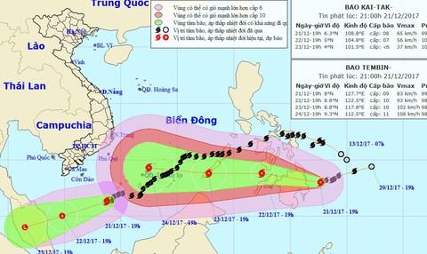 Bão Tembin tiến nhanh hướng Biển Đông, gió giật cấp 12 - Ảnh 1. Bão Tembin tiến nhanh hướng Biển Đông, gió giật cấp 12 - Ảnh 1.