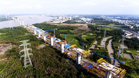 Thi công 3 gói thầu cuối dự án cao tốc Bến Lức - Long Thành - Ảnh 3. Thi công 3 gói thầu cuối dự án cao tốc Bến Lức - Long Thành - Ảnh 3.