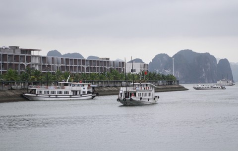Tạm dừng hoạt động ba tàu du lịch trên vịnh Hạ Long - Ảnh 1. Tạm dừng hoạt động ba tàu du lịch trên vịnh Hạ Long - Ảnh 1.