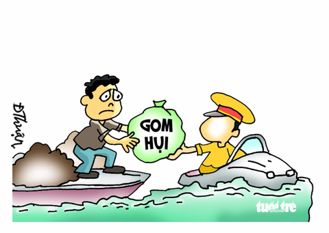 Coi chừng chìm cả sà lan lẫn cán bộ - Ảnh 1. Coi chừng chìm cả sà lan lẫn cán bộ - Ảnh 1.