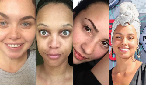 Các sao nữ để mặt mộc selfie chống sống ảo - Ảnh 1.