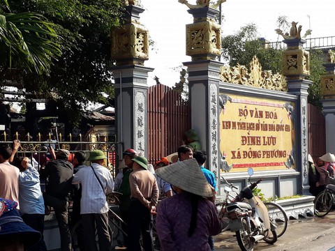 Cháy rụi đình cổ 347 năm tuổi tại Thái Bình - Ảnh 6. Cháy rụi đình cổ 347 năm tuổi tại Thái Bình - Ảnh 6.