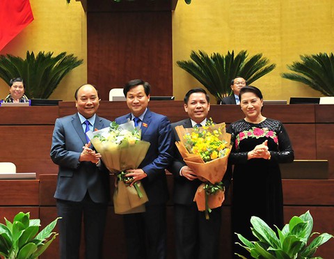 Ra mắt tân bộ trưởng Giao thông và tổng thanh tra Chính phủ - Ảnh 1. Ra mắt tân bộ trưởng Giao thông và tổng thanh tra Chính phủ - Ảnh 1.