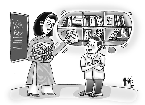 Tủ sách của cô hiệu trưởng - Ảnh 1. Tủ sách của cô hiệu trưởng - Ảnh 1.