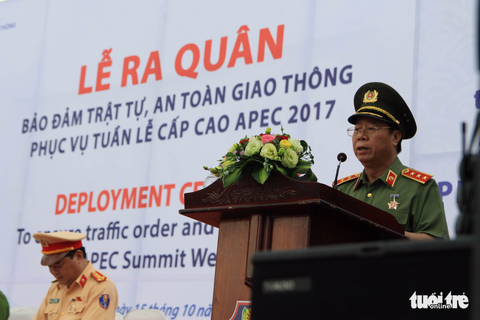 Gần 800 cảnh sát giao thông xuất quân bảo vệ APEC 2017 - Ảnh 4. Gần 800 cảnh sát giao thông xuất quân bảo vệ APEC 2017 - Ảnh 4.