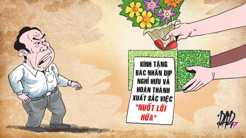 Cảm ơn vì sếp đã về hưu - Ảnh 1. Cảm ơn vì sếp đã về hưu - Ảnh 1.