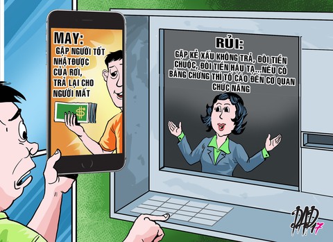 Tài khoản bỗng dưng có tiền, xử lý sao để tránh rắc rối? - Ảnh 1. Tài khoản bỗng dưng có tiền, xử lý sao để tránh rắc rối? - Ảnh 1.