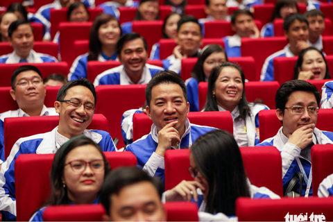 Đại hội Đoàn toàn quốc lần thứ XI họp phiên thứ nhất - Ảnh 12. Đại hội Đoàn toàn quốc lần thứ XI họp phiên thứ nhất - Ảnh 12.