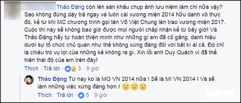 Bất bình, Hoa hậu Đại dương 2014 Đặng Thu Thảo trả danh hiệu - Ảnh 3. Bất bình, Hoa hậu Đại dương 2014 Đặng Thu Thảo trả danh hiệu - Ảnh 3.