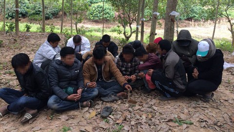 Bắt 17 người vào rẫy chơi xóc đĩa, thu hơn 300 triệu - Ảnh 1. Bắt 17 người vào rẫy chơi xóc đĩa, thu hơn 300 triệu - Ảnh 1.