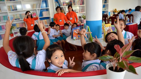 Khánh thành thư viện sách do Chủ tịch nước tài trợ - Ảnh 8. Khánh thành thư viện sách do Chủ tịch nước tài trợ - Ảnh 8.