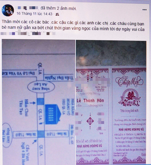 Được mời cưới qua Facebook, bạn có đi không? - Ảnh 1. Được mời cưới qua Facebook, bạn có đi không? - Ảnh 1.