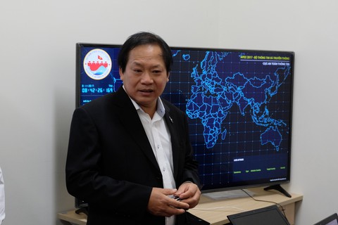Bộ trưởng Trương Minh Tuấn thăm Trung tâm báo chí quốc tế APEC - Ảnh 3. Bộ trưởng Trương Minh Tuấn thăm Trung tâm báo chí quốc tế APEC - Ảnh 3.