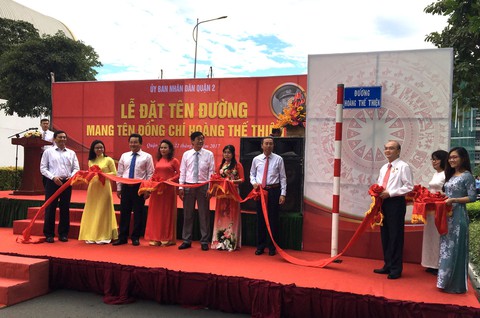 TP.HCM có đường mang tên thiếu tướng Hoàng Thế Thiện - Ảnh 1. TP.HCM có đường mang tên thiếu tướng Hoàng Thế Thiện - Ảnh 1.