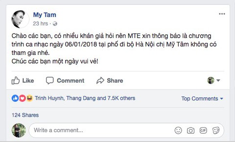 Mỹ Tâm hủy hát ở phố đi bộ vì ảnh Sơn Tùng choán poster? - Ảnh 1. Mỹ Tâm hủy hát ở phố đi bộ vì ảnh Sơn Tùng choán poster? - Ảnh 1.
