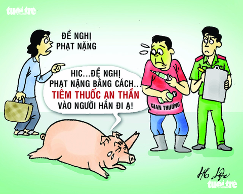 Heo an thần - Ảnh 4. Heo an thần - Ảnh 4.