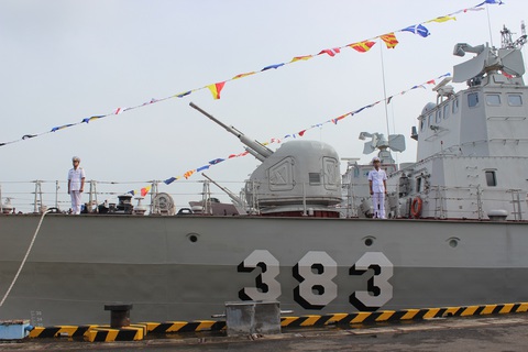 Thượng cờ 2 tàu tên lửa tấn công nhanh do Việt Nam đóng - Ảnh 12. Thượng cờ 2 tàu tên lửa tấn công nhanh do Việt Nam đóng - Ảnh 12.