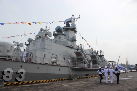 Thượng cờ 2 tàu tên lửa tấn công nhanh do Việt Nam đóng - Ảnh 9. Thượng cờ 2 tàu tên lửa tấn công nhanh do Việt Nam đóng - Ảnh 9.