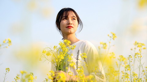 Giới trẻ thủ đô đua nhau đi ngắm cải vàng đầu đông - Ảnh 2.
