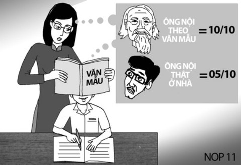 Bà ngoại đi được xe máy, sao cô giáo bảo sai? - Ảnh 1. Bà ngoại đi được xe máy, sao cô giáo bảo sai? - Ảnh 1.