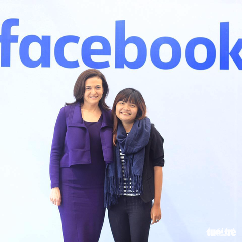 Cô gái Việt truyền lửa cho nữ tướng của Facebook - Ảnh 1. Cô gái Việt truyền lửa cho nữ tướng của Facebook - Ảnh 1.