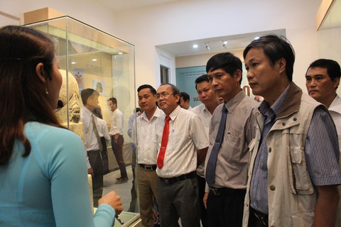 Trưng bày cổ vật văn hóa Óc Eo ở bảo tàng Chăm phục vụ APEC - Ảnh 1. Trưng bày cổ vật văn hóa Óc Eo ở bảo tàng Chăm phục vụ APEC - Ảnh 1.