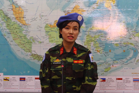 Nữ sĩ quan VN đầu tiên tham gia gìn giữ hòa bình tại Nam Sudan - Ảnh 2. Nữ sĩ quan VN đầu tiên tham gia gìn giữ hòa bình tại Nam Sudan - Ảnh 2.