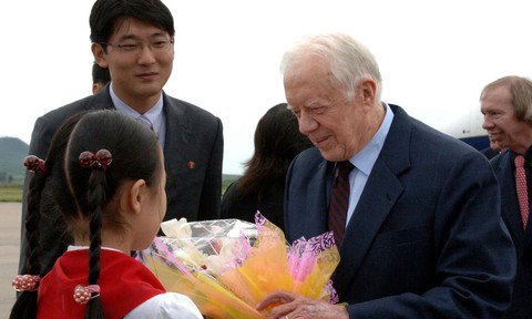 Cựu tổng thống Jimmy Carter muốn làm trung gian đối thoại với Bình Nhưỡng - Ảnh 1. Cựu tổng thống Jimmy Carter muốn làm trung gian đối thoại với Bình Nhưỡng - Ảnh 1.