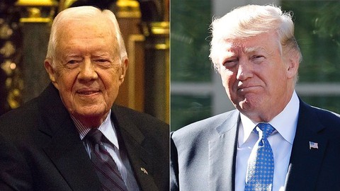 Cựu tổng thống Carter nói truyền thông bất công với ông Trump - Ảnh 1. Cựu tổng thống Carter nói truyền thông bất công với ông Trump - Ảnh 1.